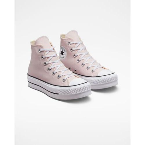 CONVERSE CHUK TAYLOR ALL STAR LIFT HI BOTA PLATAFORMA A05135C ROSA 1